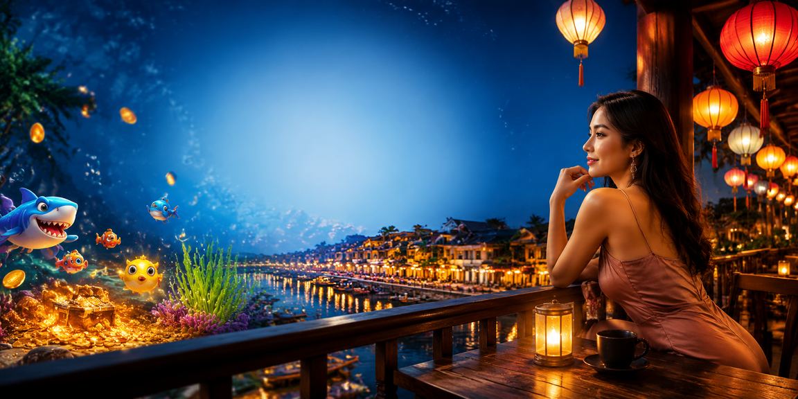 Quán cà phê phong cách Hội An bên cạnh trải nghiệm casino trực tuyến