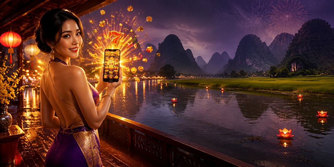 Người chơi slots trong không khí Tết truyền thống tại Ninh Bình
